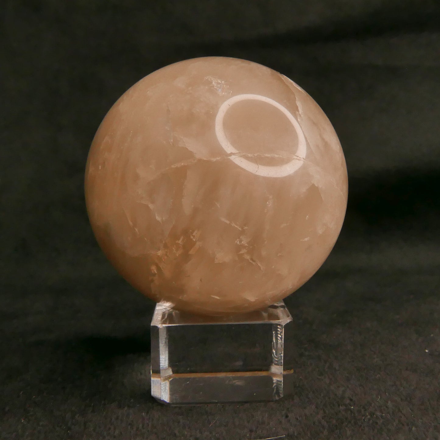 Cloudy Citrine Sphere with Stand | Snow Heart Crystals