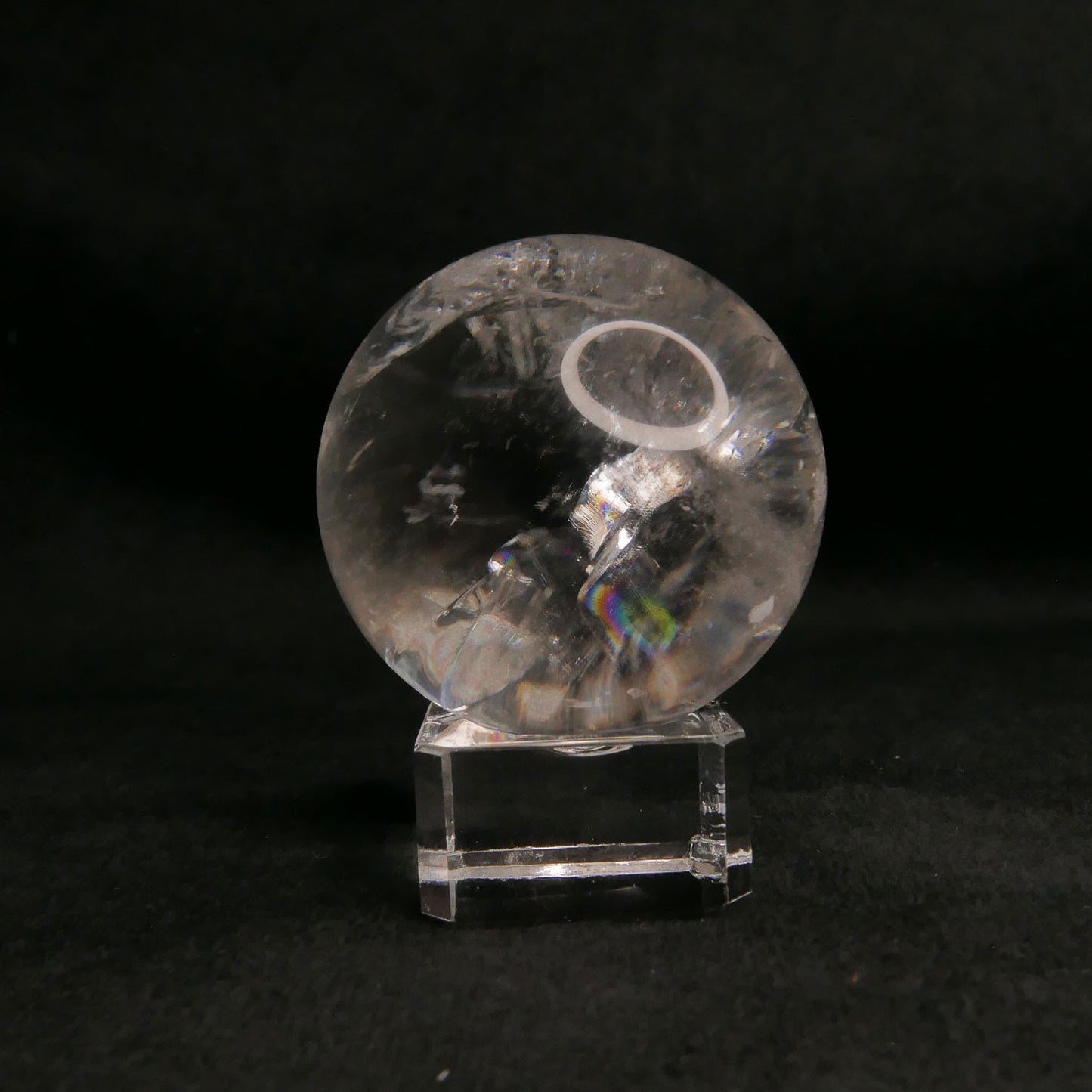 Clear Quartz Sphere with Stand | Snow Heart Crystals - Online Crystal Shop Canada