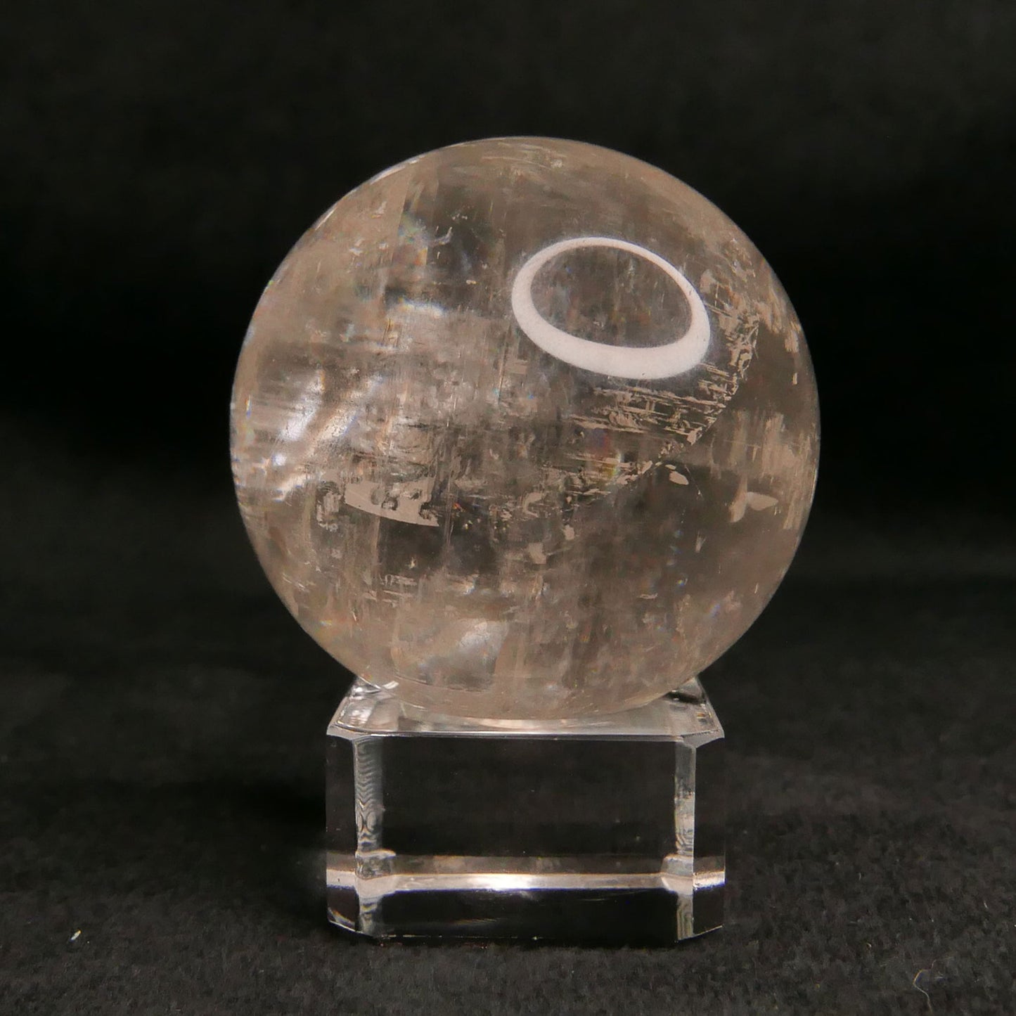 Honey Calcite Sphere with Stand | Snow Heart Crystals - Online Crystal Shop Canada