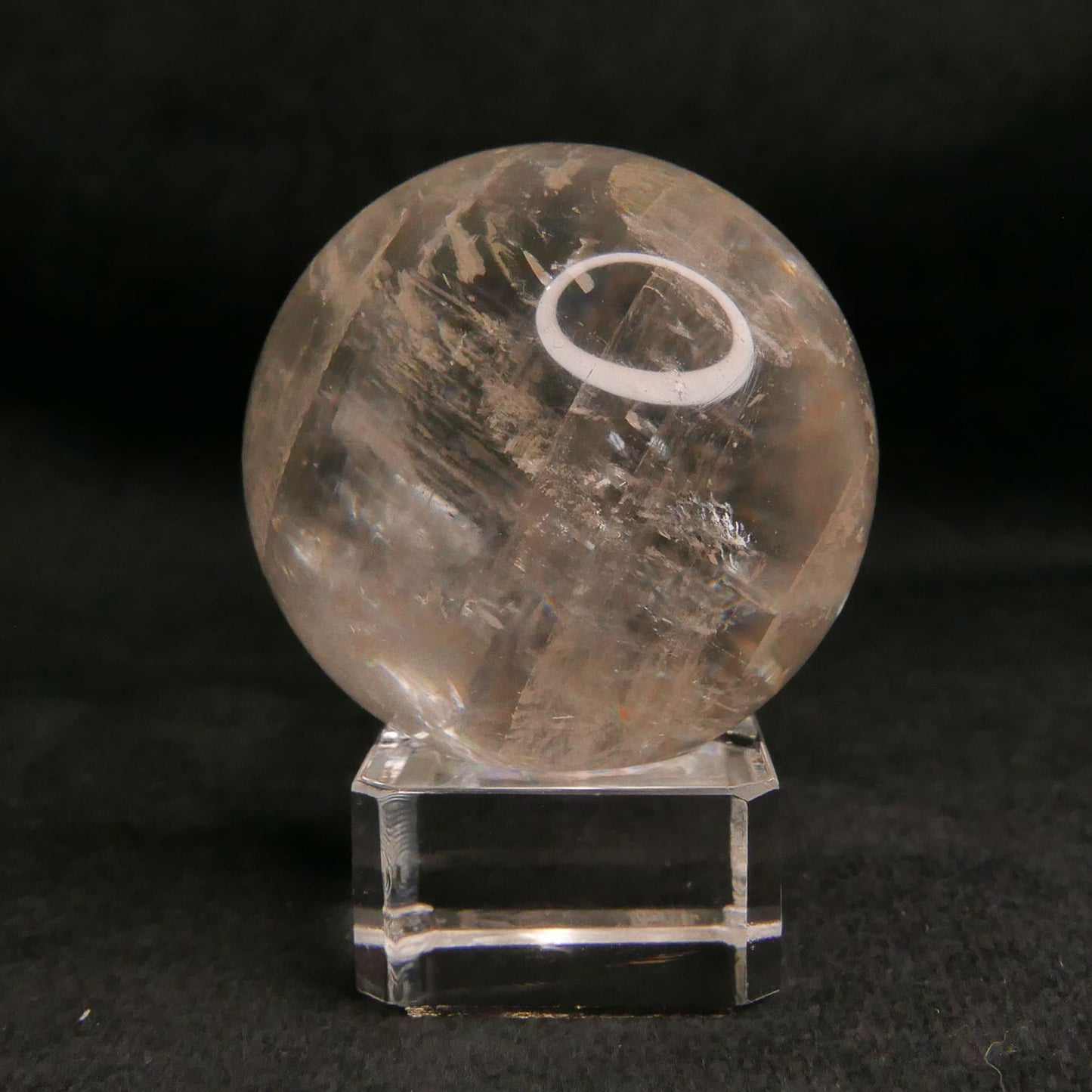 Honey Calcite Sphere with Stand | Snow Heart Crystals - Online Crystal Shop Canada