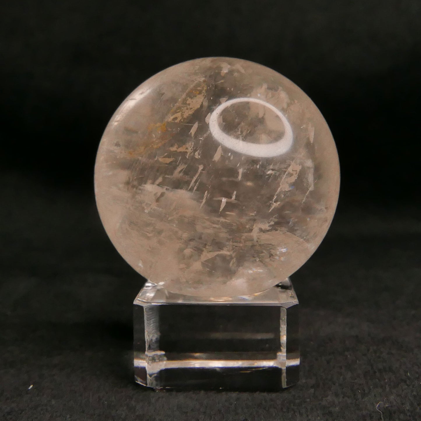 Honey Calcite Sphere with Stand | Snow Heart Crystals - Online Crystal Shop Canada