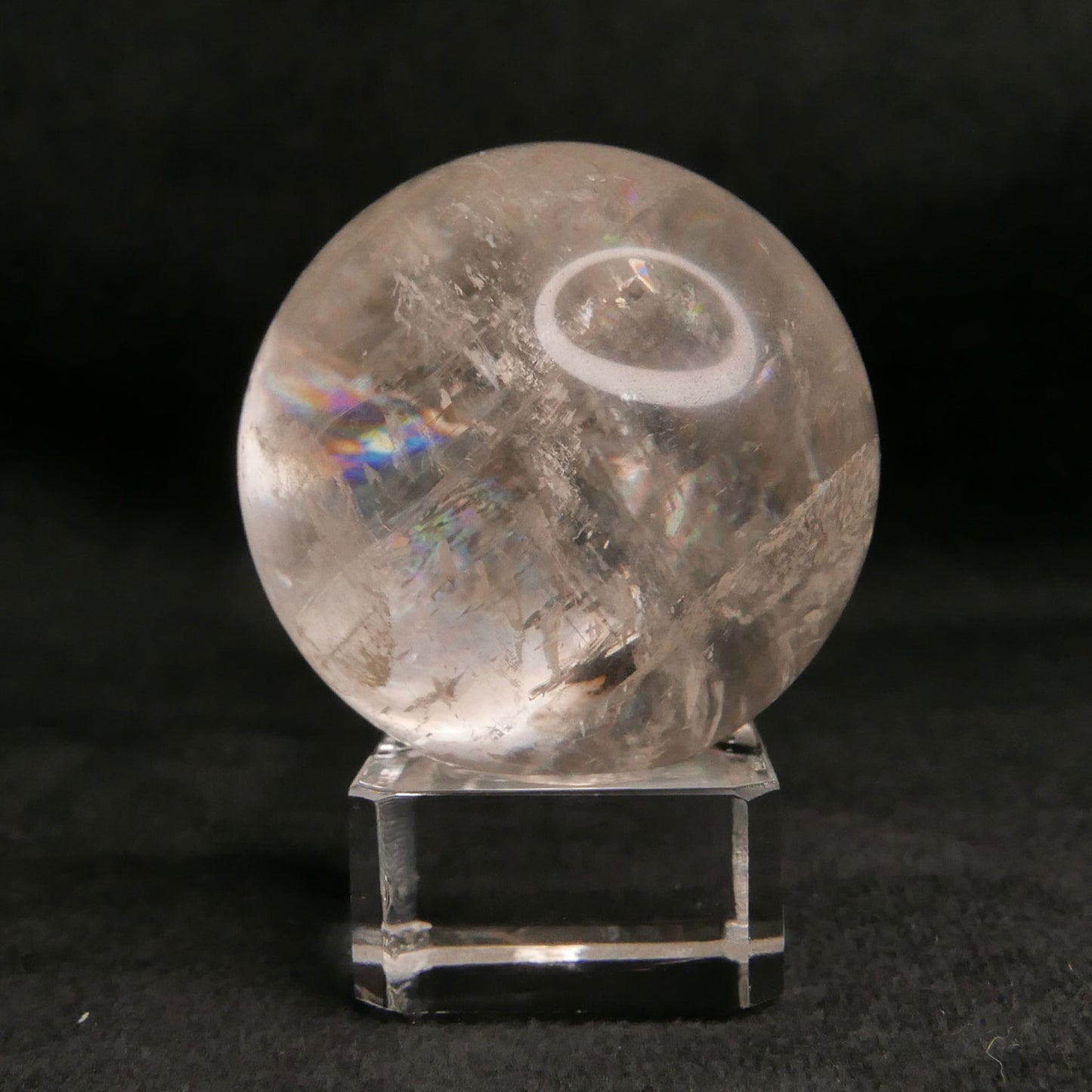 Honey Calcite Sphere with Stand | Snow Heart Crystals - Online Crystal Shop Canada