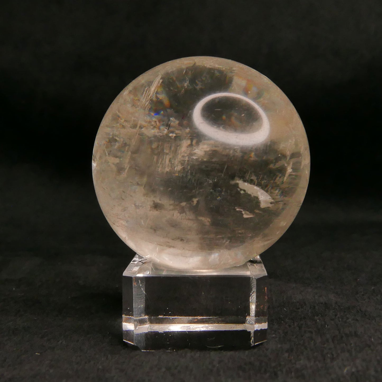 Honey Calcite Sphere with Stand | Snow Heart Crystals - Online Crystal Shop Canada