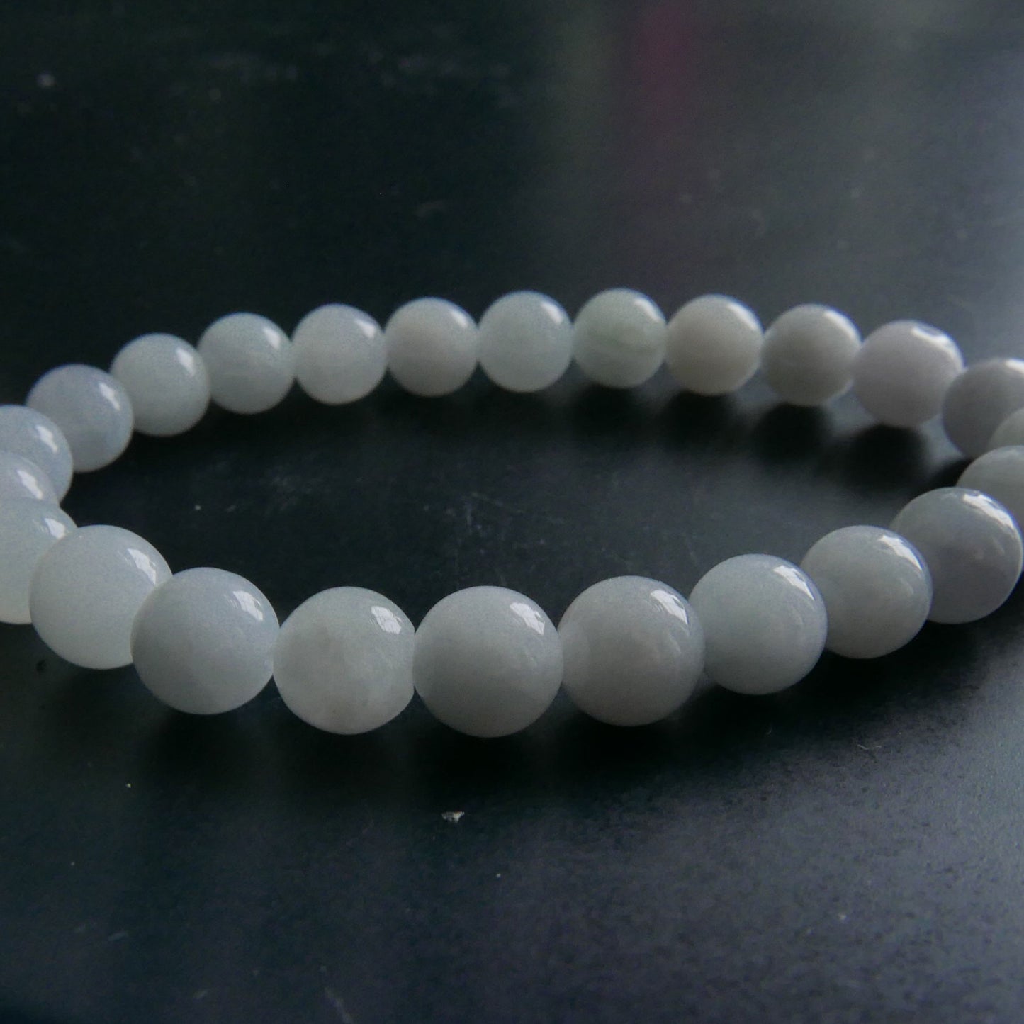 Lavender Jade Bracelet (8-8.5mm) | Snow Heart Crystals - Online Crystal Shop Canada