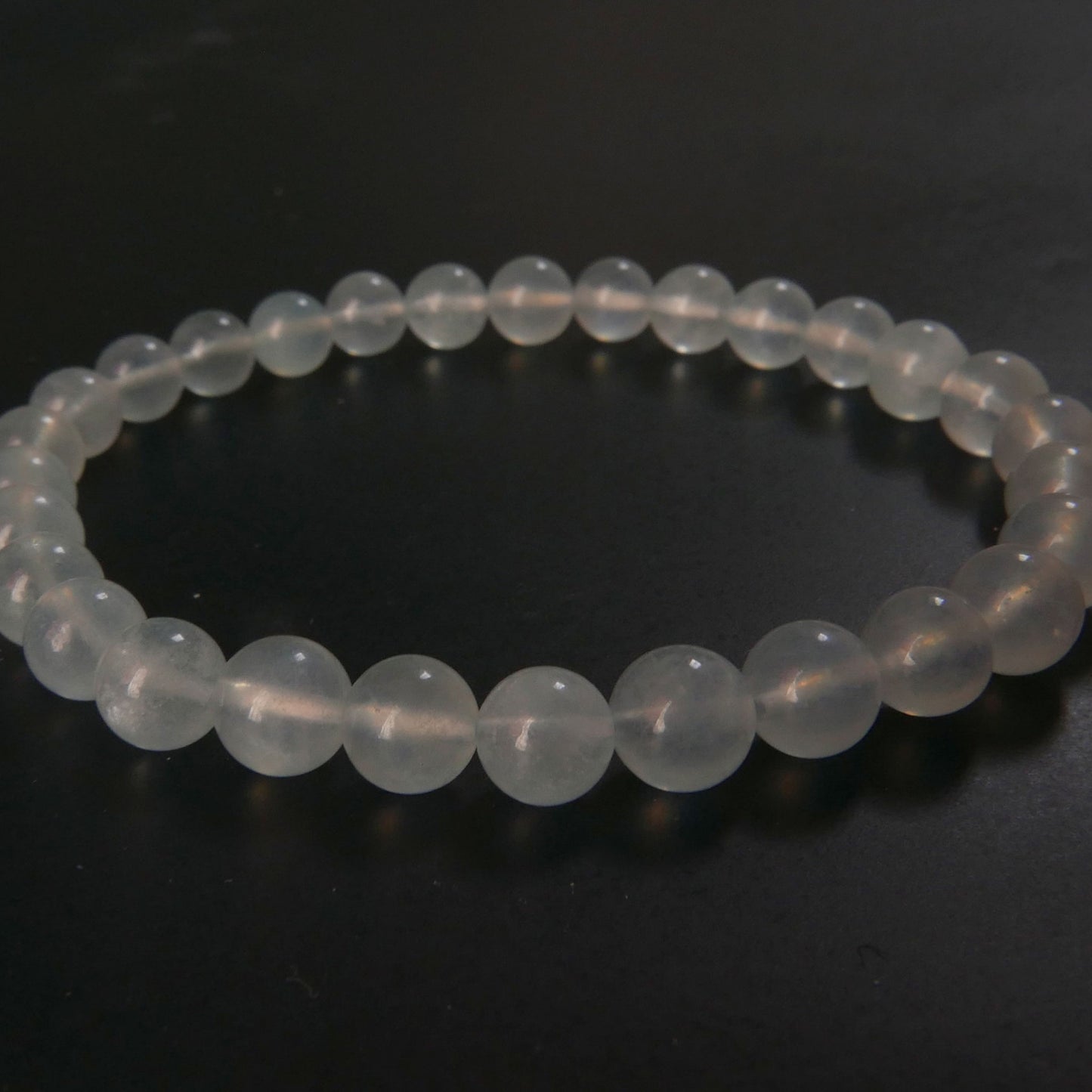 Aquamarine Bracelet (6-6.5mm) | Snow Heart Crystals - Online Crystal Shop Canada