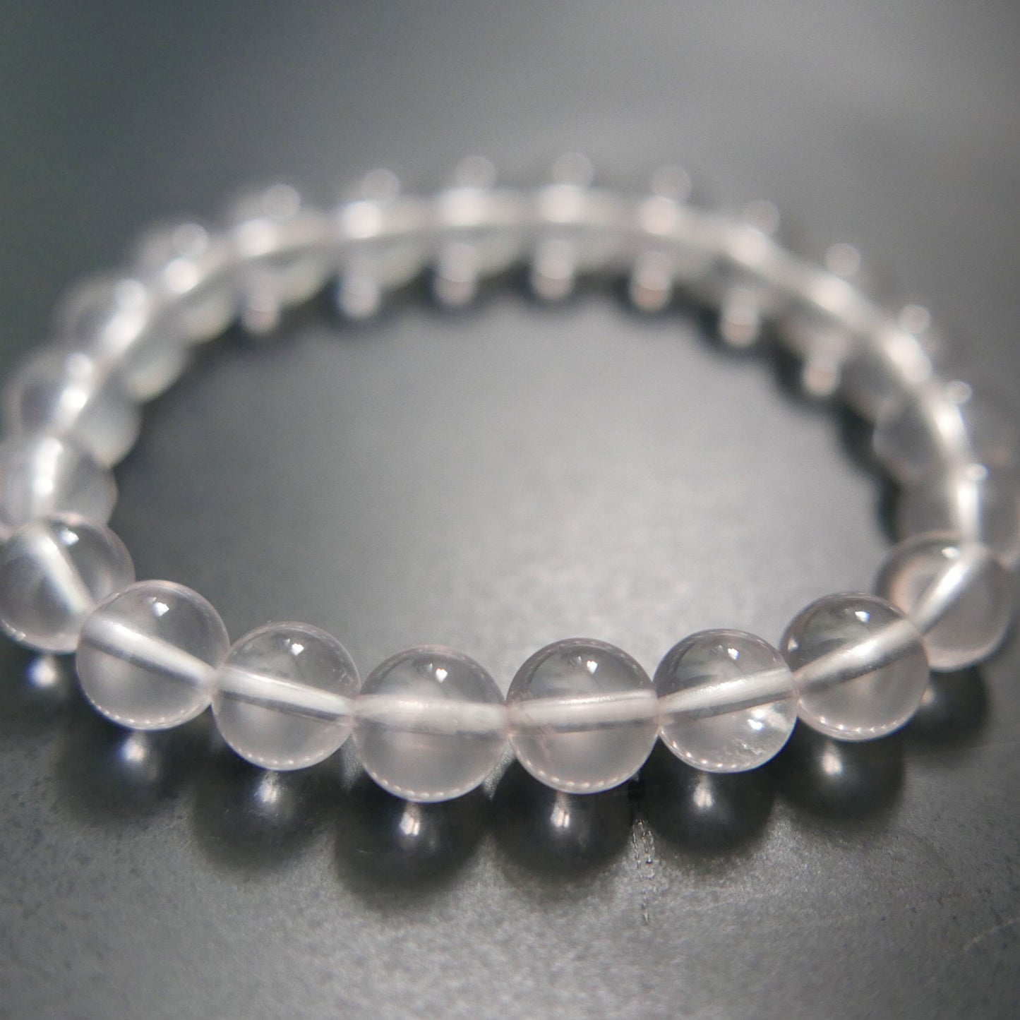 Rose Quartz Bracelet (8mm) | Snow Heart Crystals - Online Crystal Shop Canada