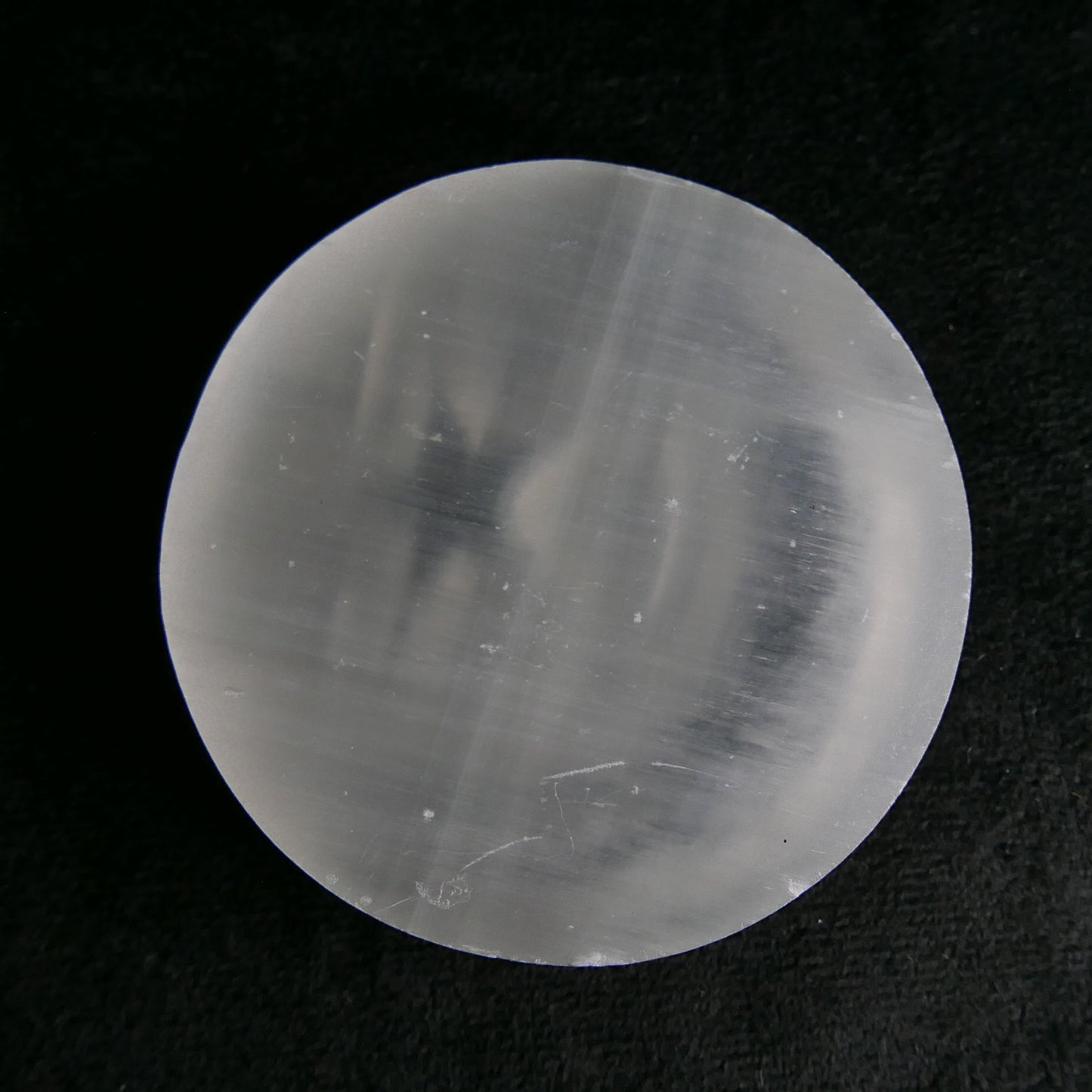 Selenite Star Moon Plate | Snow Heart Crystals