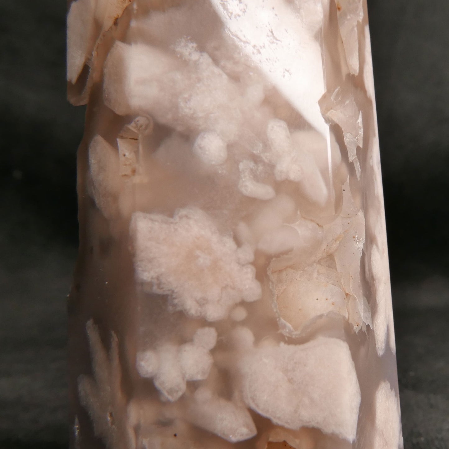 Flower Agate Tower | Snow Heart Crystals - Online Crystal Shop Canada