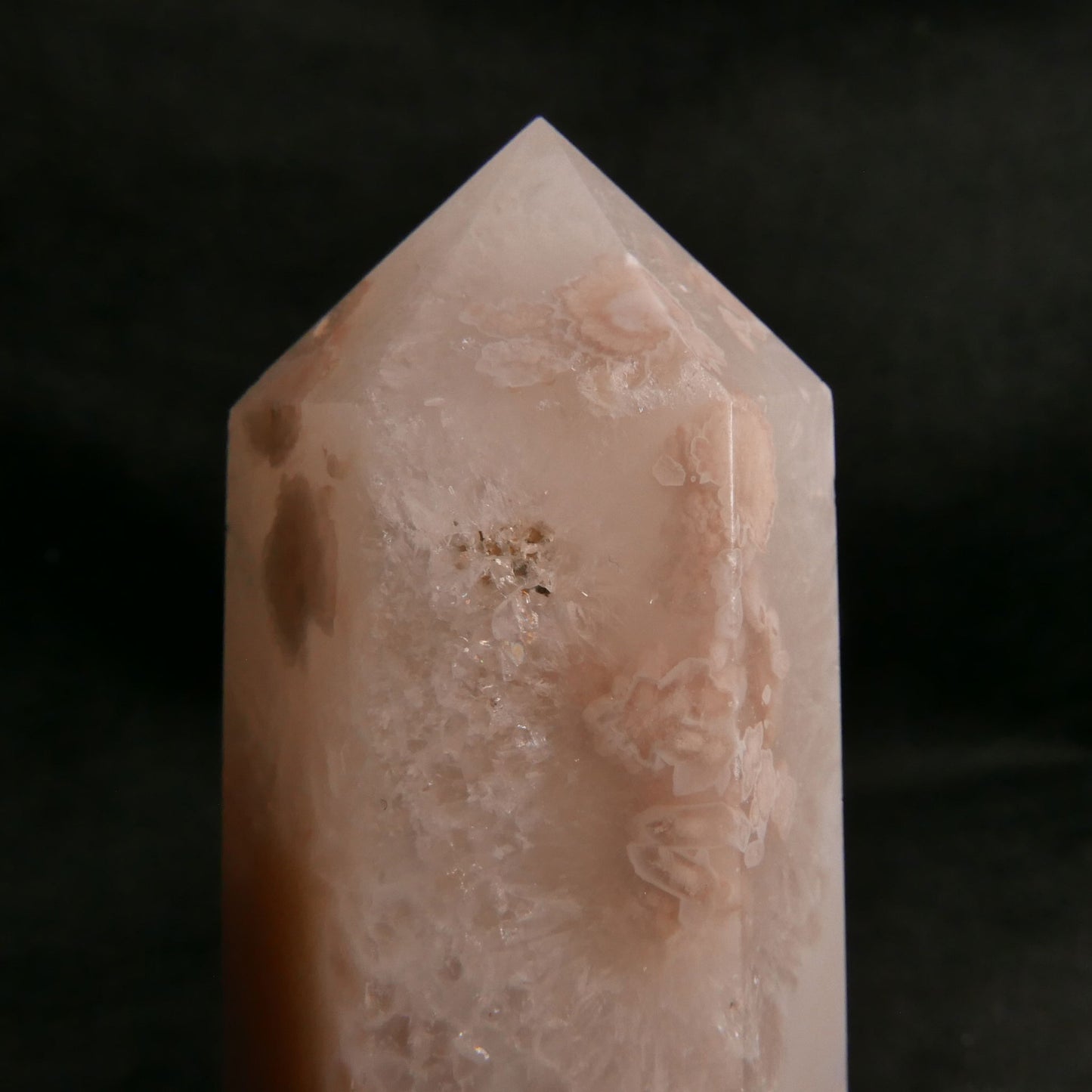 Flower Agate Tower | Snow Heart Crystals - Online Crystal Shop Canada