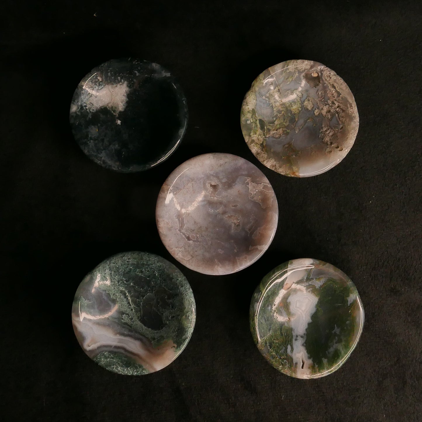 Moss Agate Mini Bowl | Snow Heart Crystals