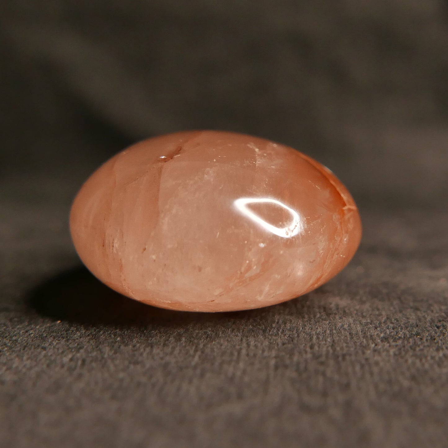 Fire Quartz Palm Stone | Snow Heart Crystals