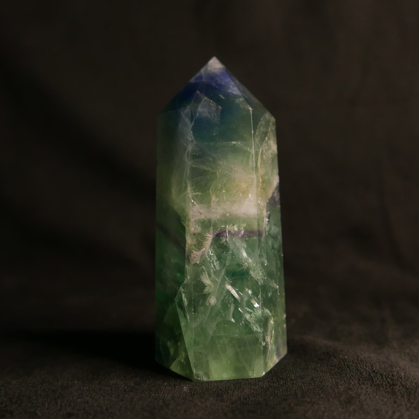 Fluorite Tower | Snow Heart Crystals