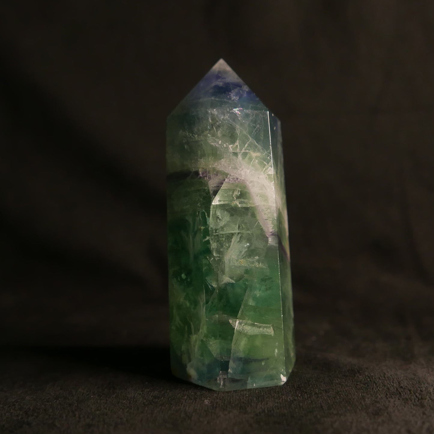 Fluorite Tower | Snow Heart Crystals