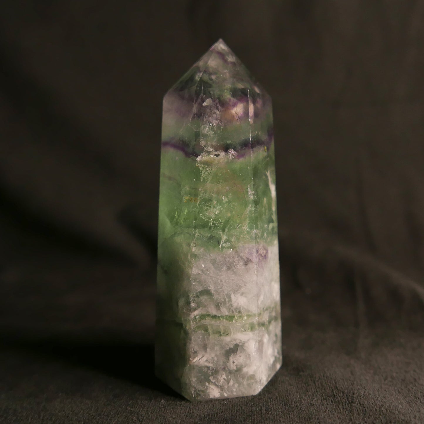 Fluorite Tower | Snow Heart Crystals