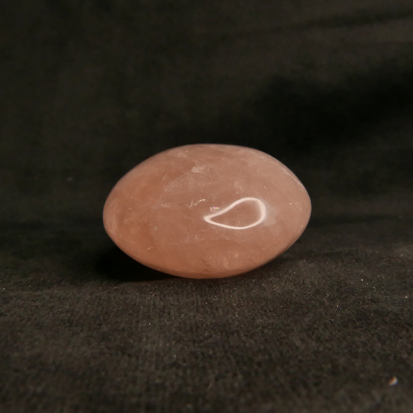 Rose Quartz Palm Stone | Snow Heart Crystals