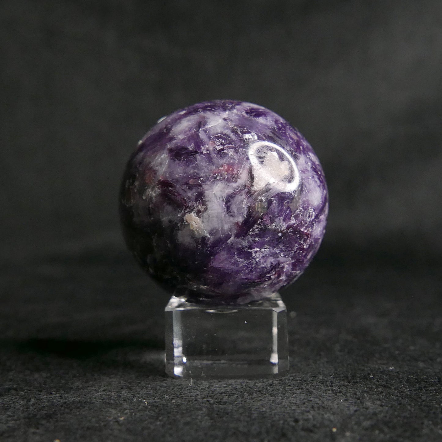 Lepidolite Sphere | Snow Heart Crystals
