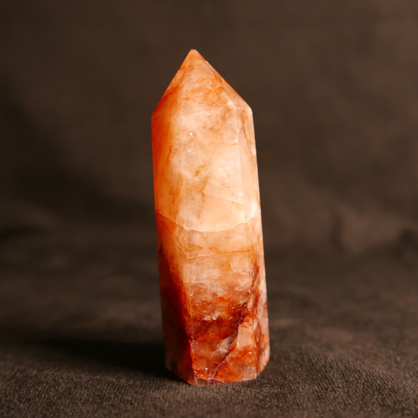 Fire Quartz Tower | Snow Heart Crystals