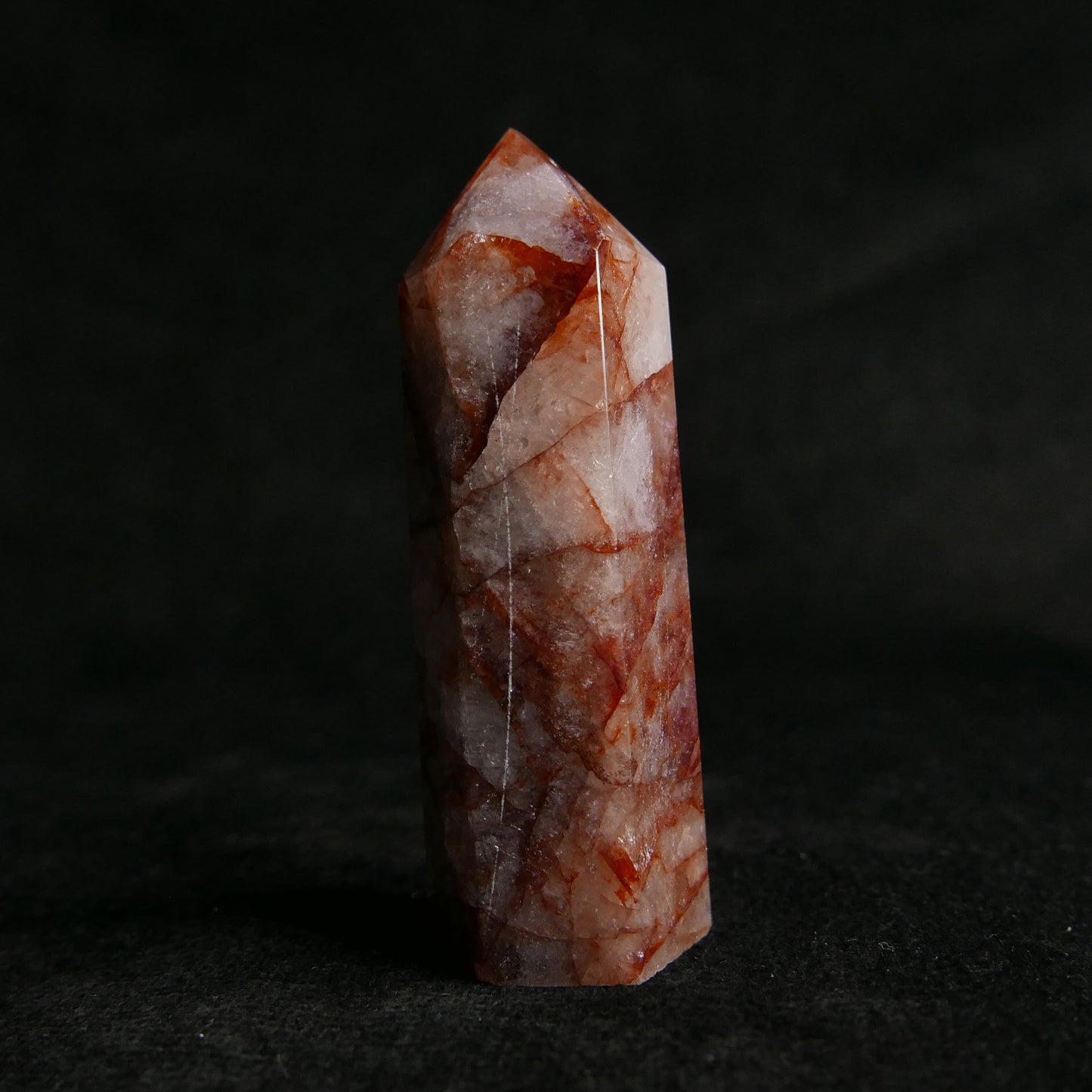 Fire Quartz Tower | Snow Heart Crystals