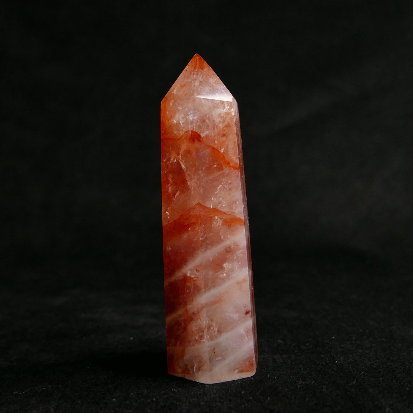 Fire Quartz Tower | Snow Heart Crystals