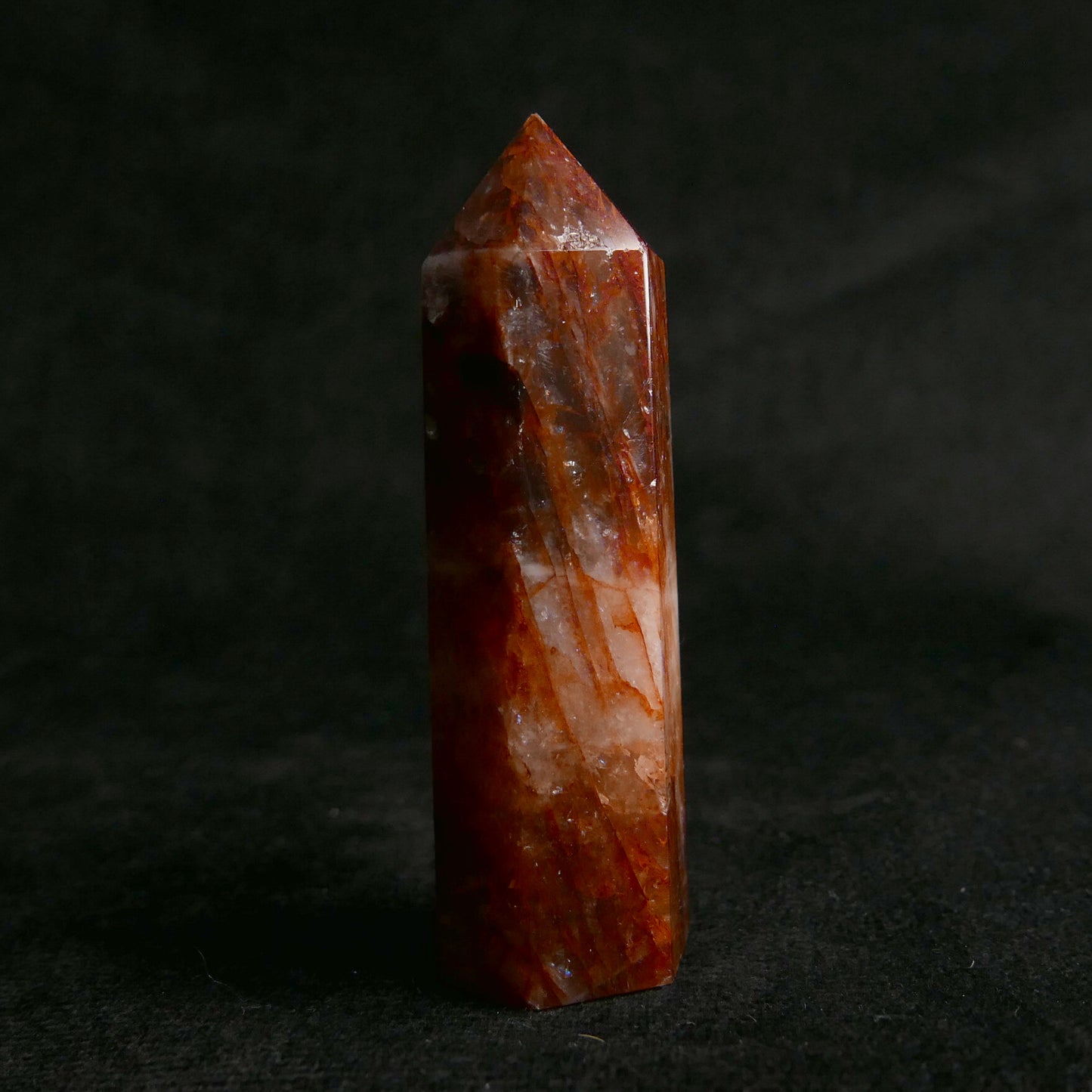 Fire Quartz Tower | Snow Heart Crystals