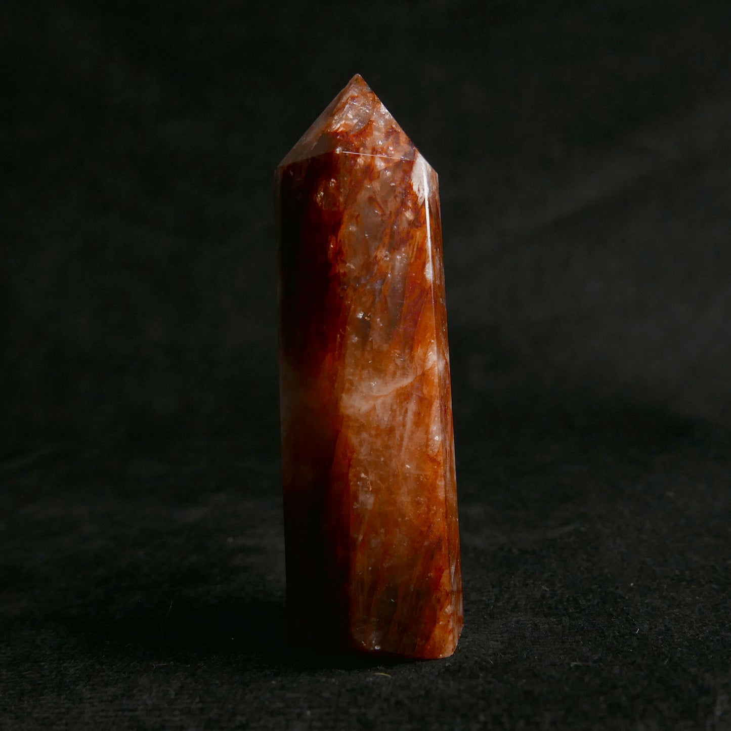 Fire Quartz Tower | Snow Heart Crystals