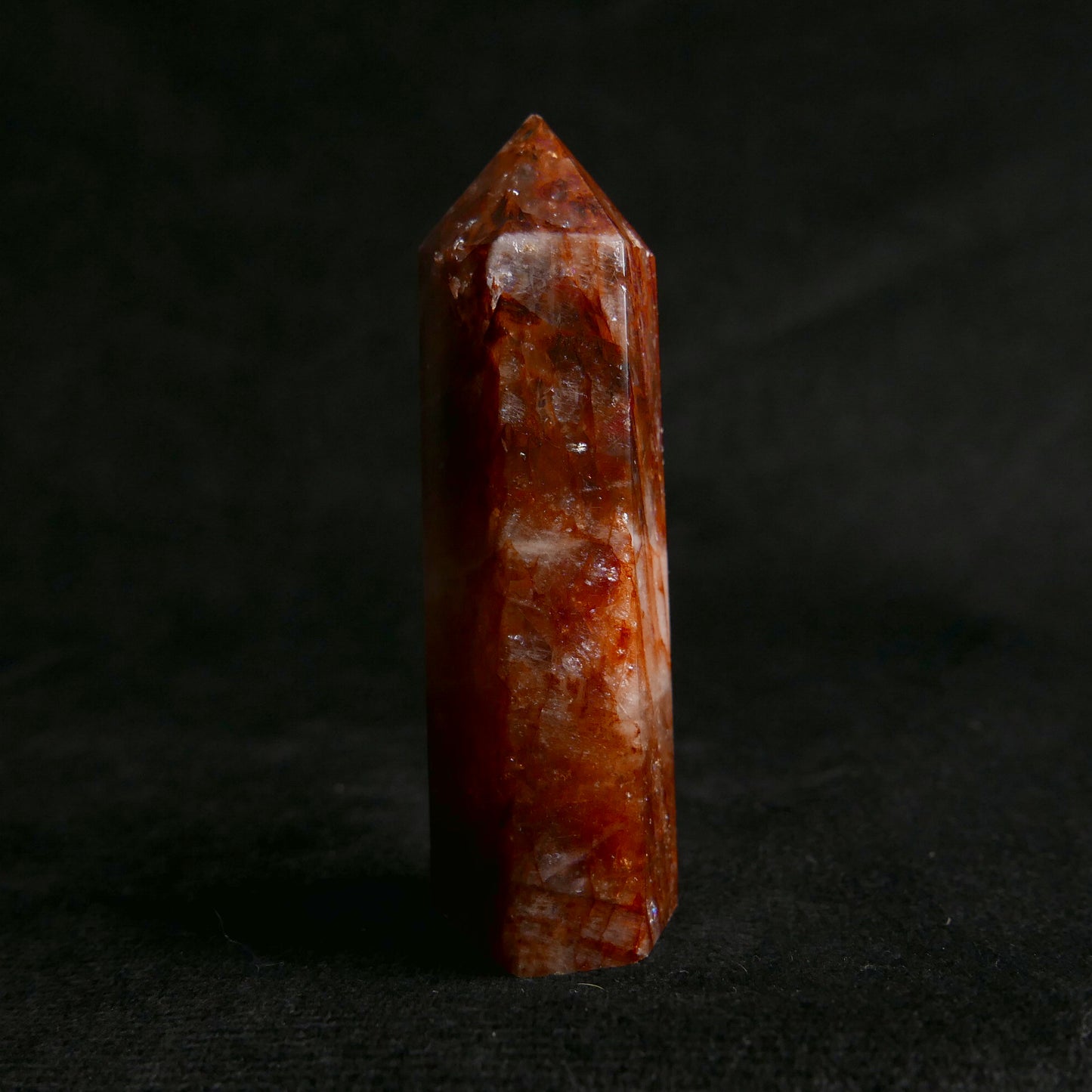 Fire Quartz Tower | Snow Heart Crystals