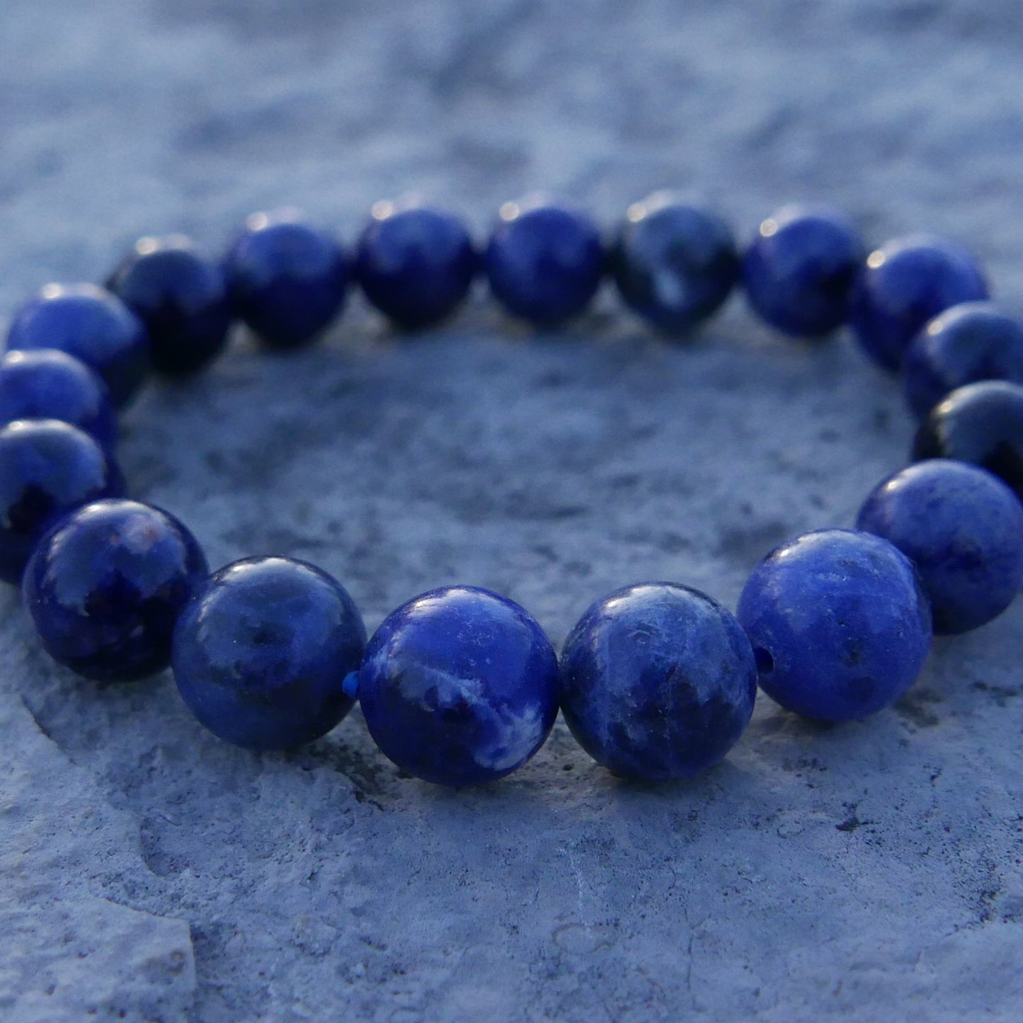 Sodalite Bracelet (10-10.5mm) | Snow Heart Crystals