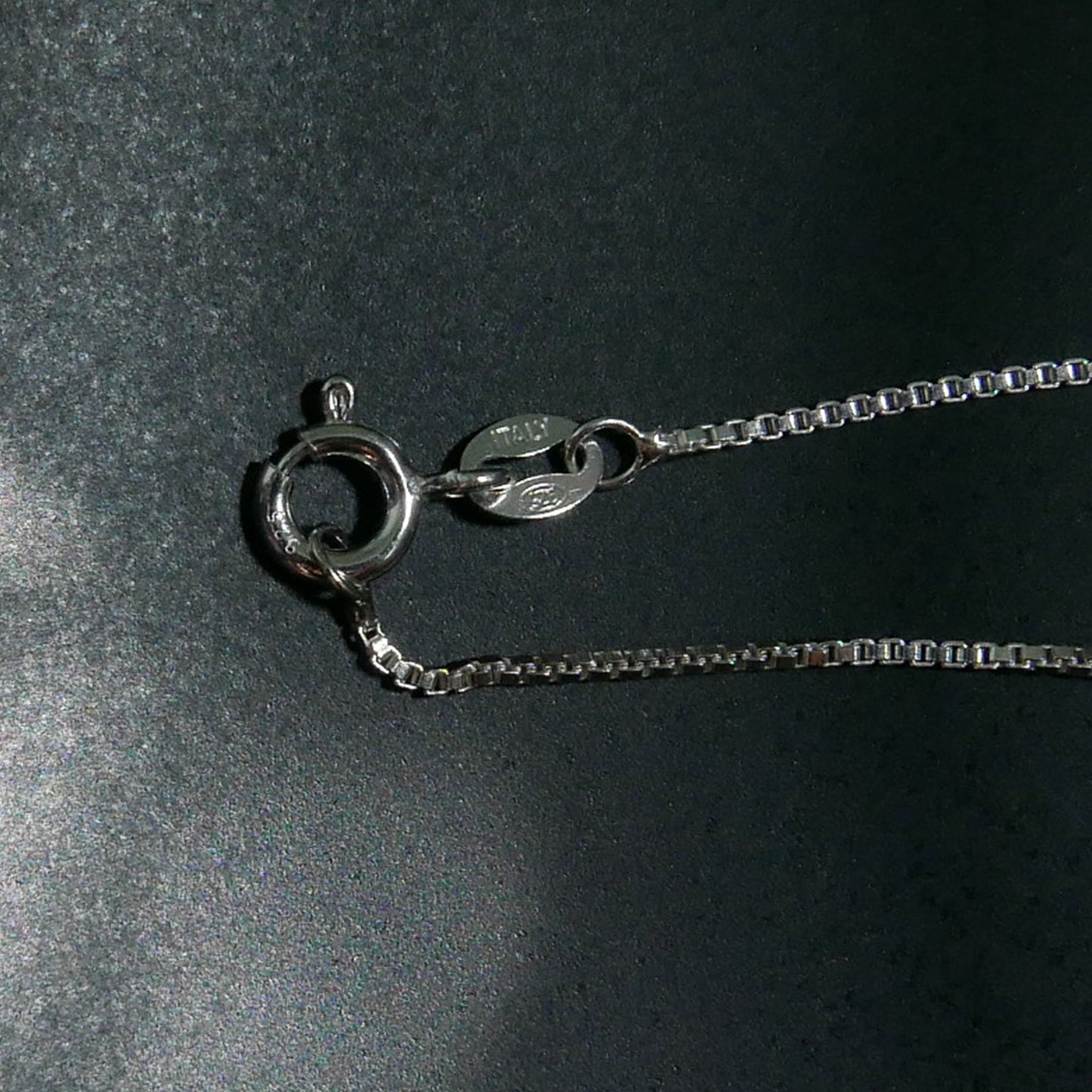 Green Jade Dragon Pendant with Sterling Silver 1mm Box Chain Necklace (18") | Snow Heart Crystals - Online Crystal Shop Canada