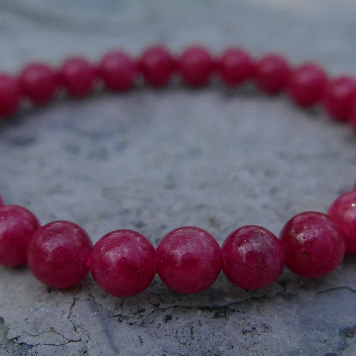 Rhodonite Bracelet | Snow Heart Crystals