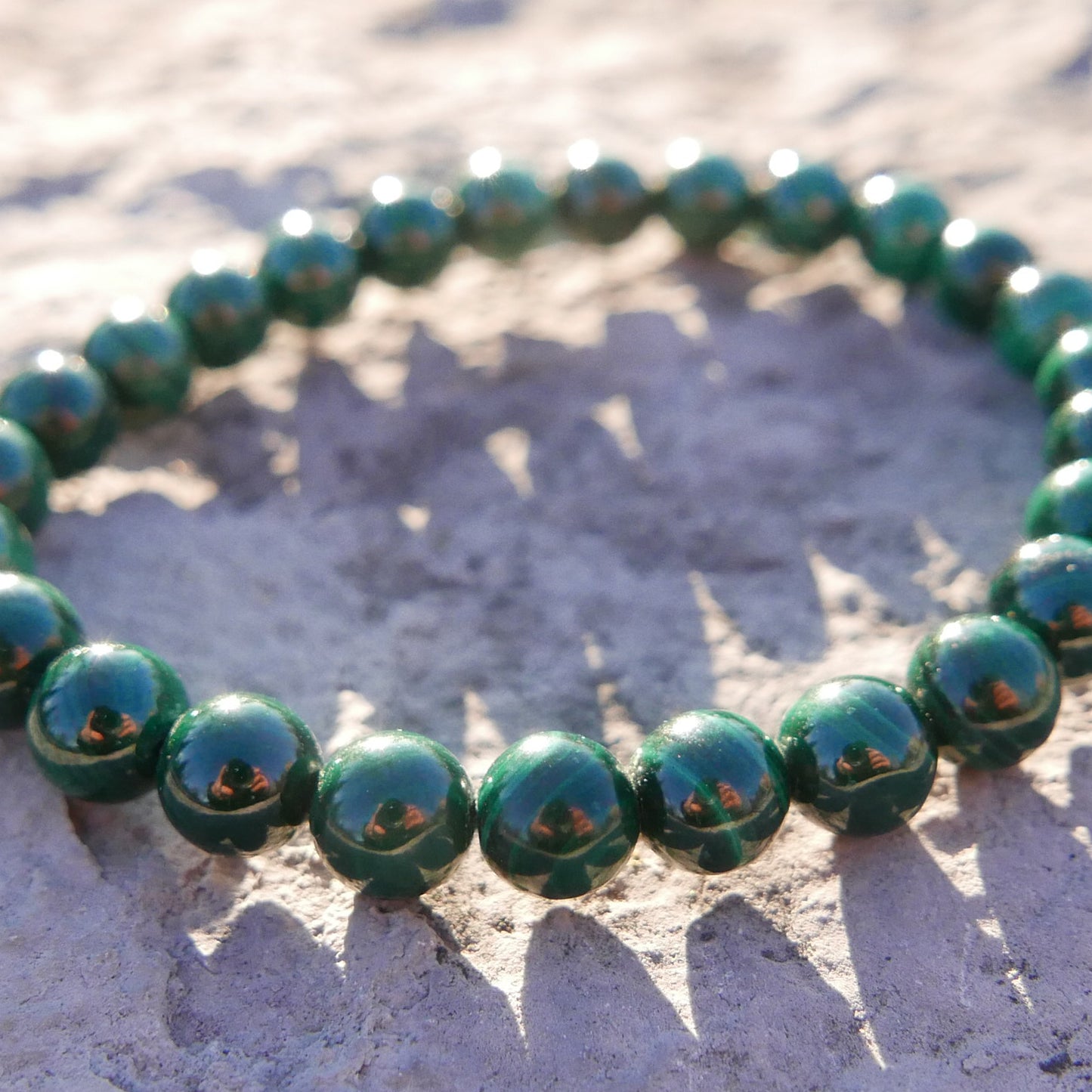 Malachite Bracelet | Snow Heart Crystals
