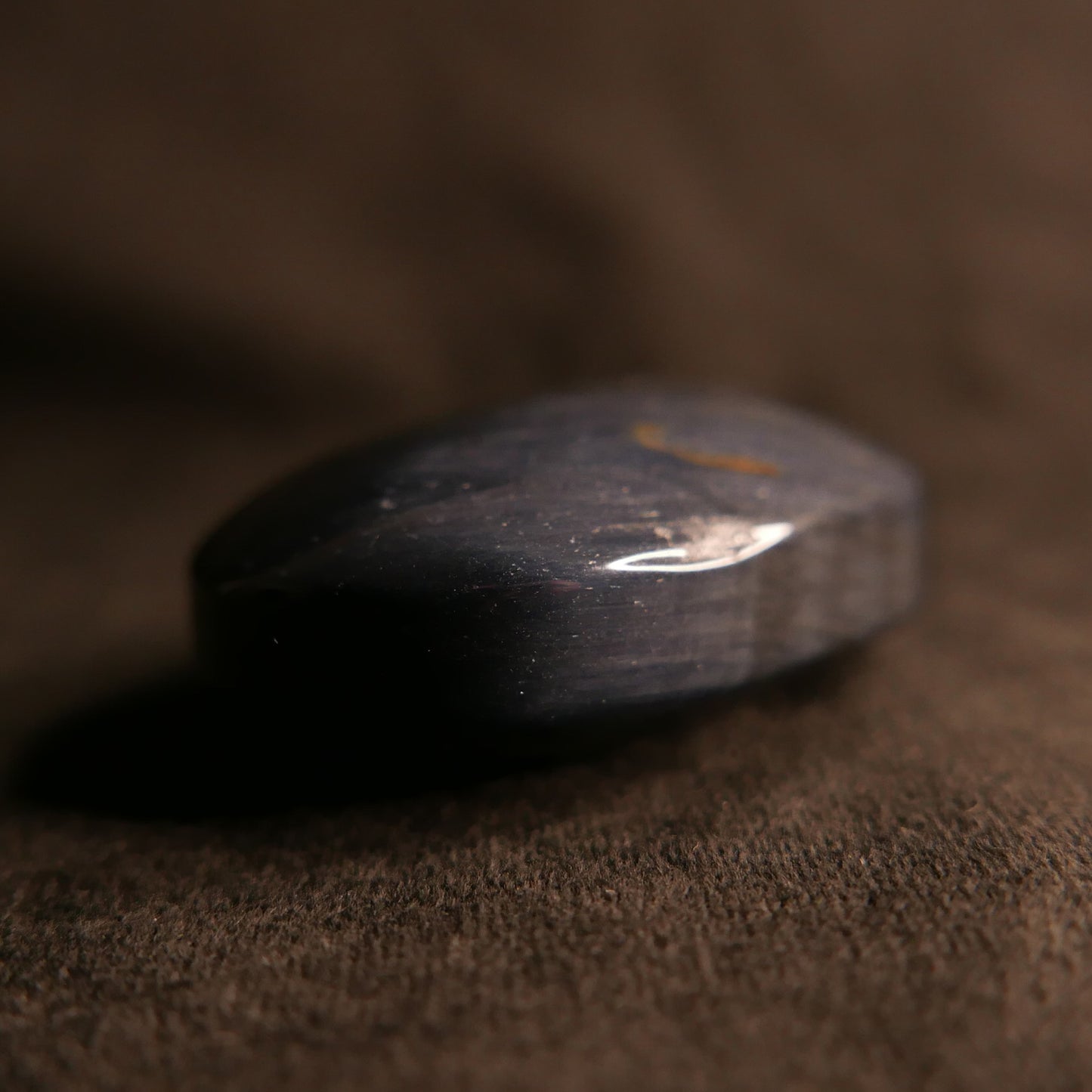 Blue Tiger Eye Palm Stone | Snow Heart Crystals