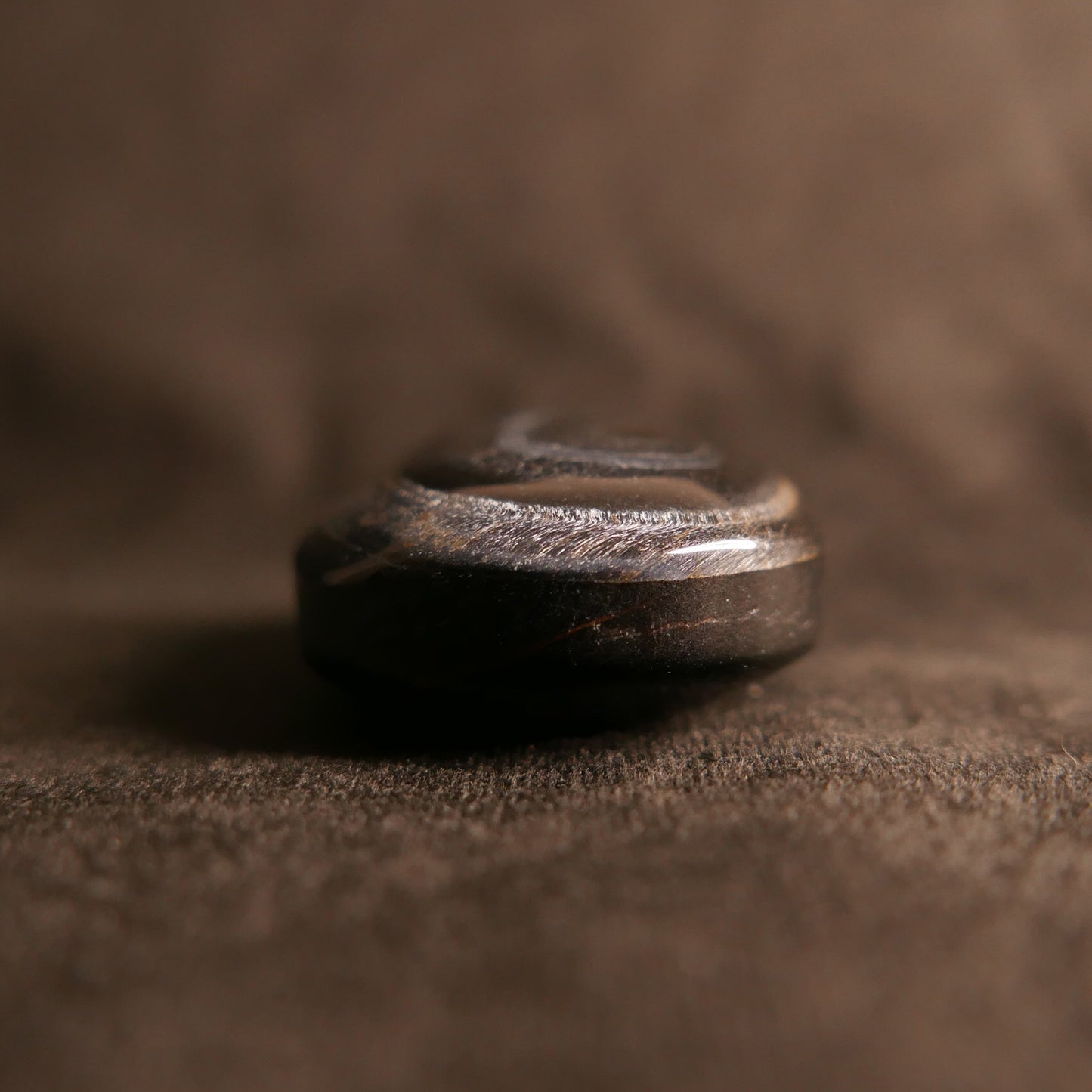 Blue Tiger Eye Palm Stone | Snow Heart Crystals