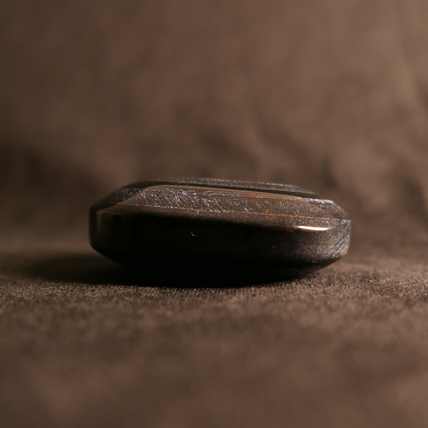 Blue Tiger Eye Palm Stone | Snow Heart Crystals