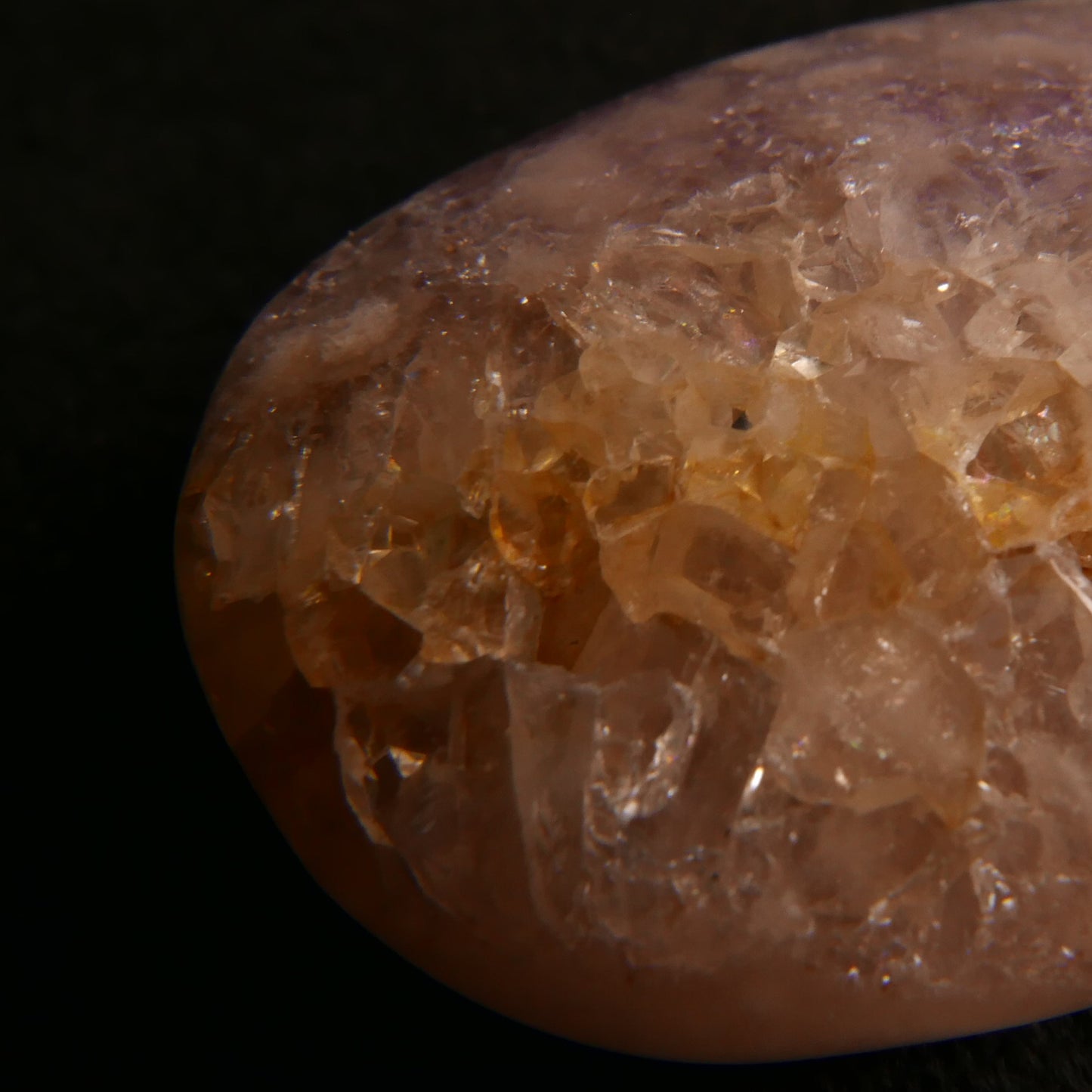 Amethyst Flower Agate Palm Stone | Snow Heart Crystals - Online Crystal Shop Canada