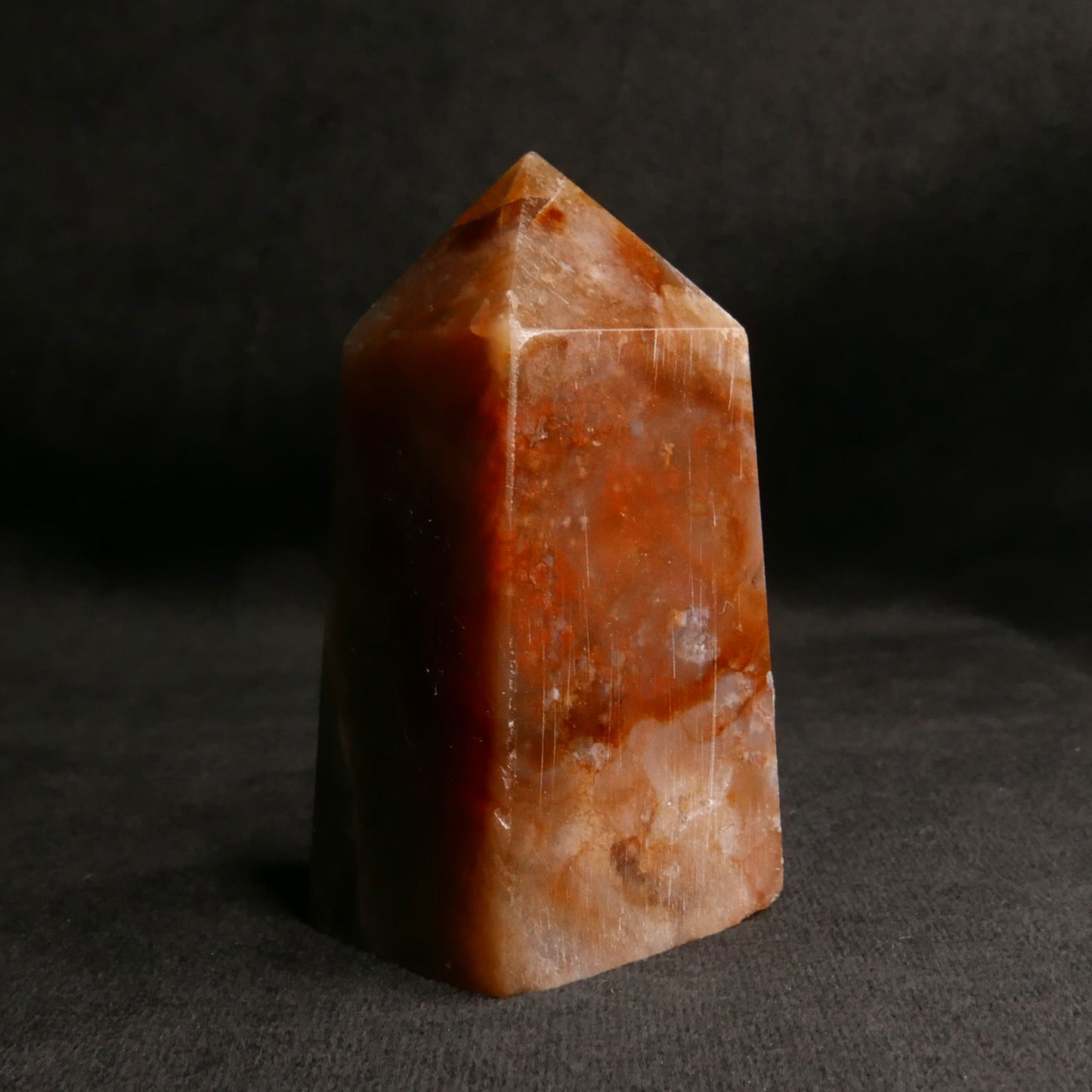 Moss Agate Tower | Snow Heart Crystals - Online Crystal Shop Canada