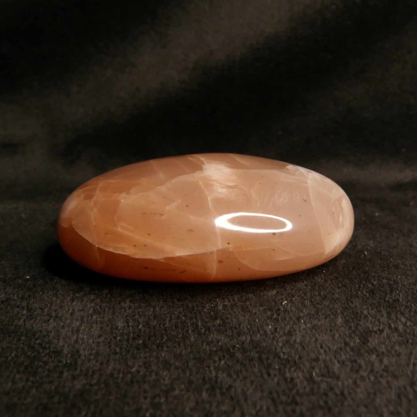 Peach Moonstone Palm Stone | Snow Heart Crystals - Online Crystal Shop Canada