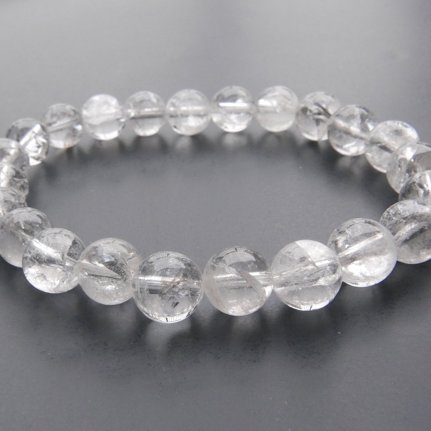 Clear Quartz Bead Bracelet | Snow Heart Crystals - Online Crystal Shop Canada