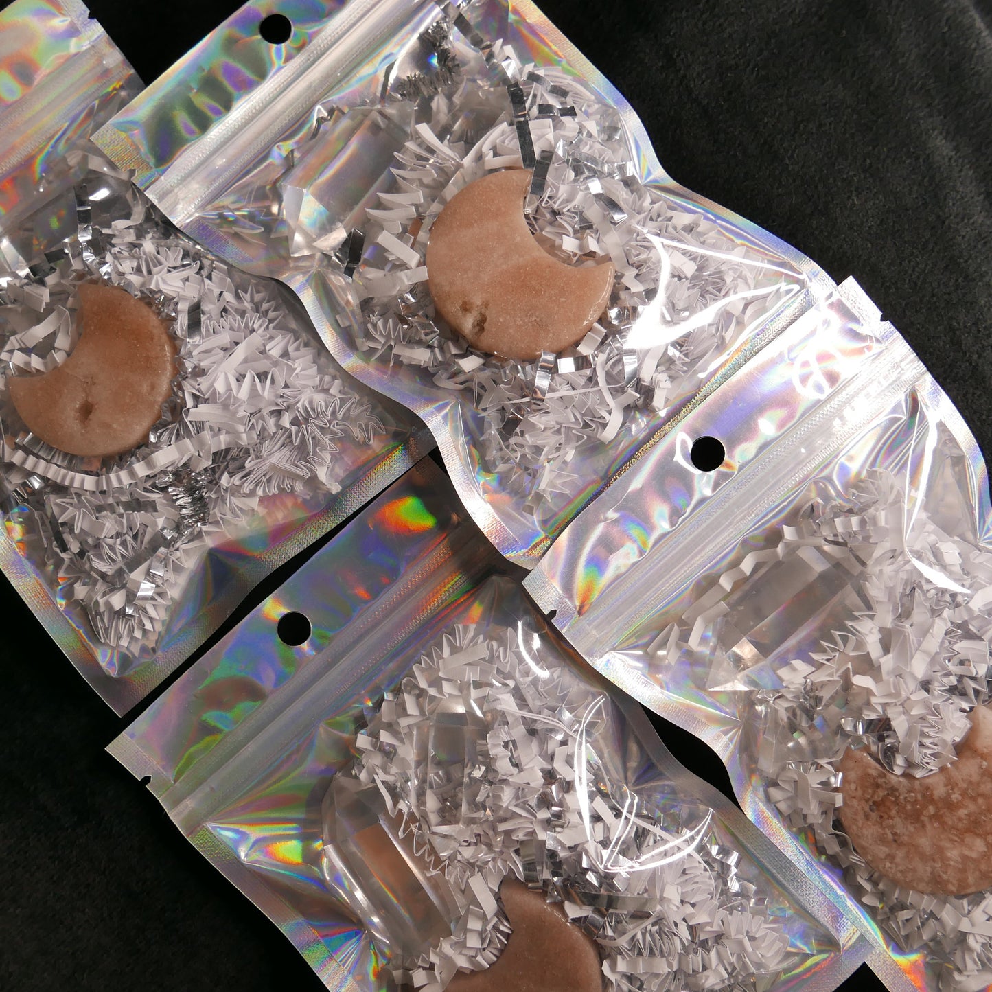 Moon & Clear Quartz Set