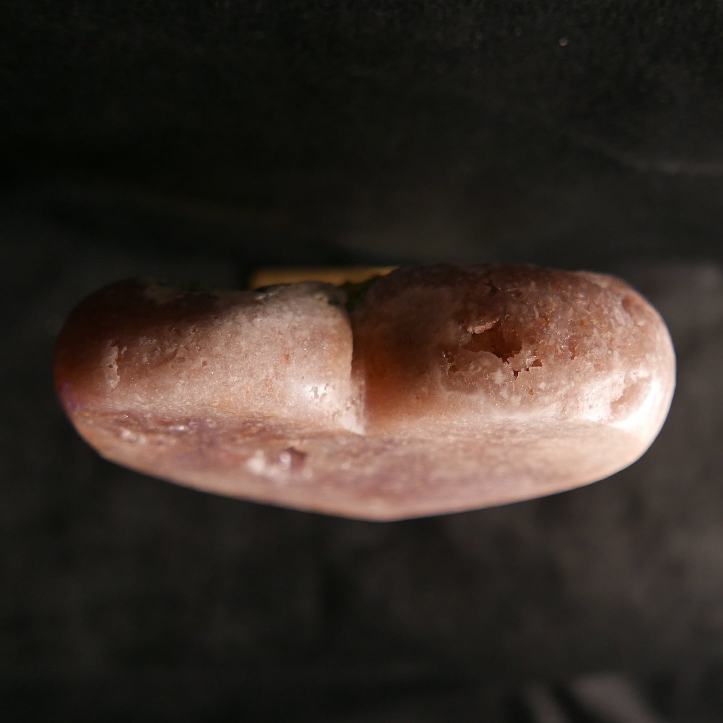 Pink Amethyst Heart with Stand