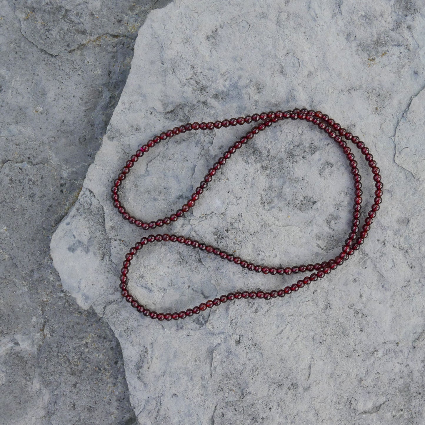 Garnet Bracelet (3mm) - Wrap Around | Snow Heart Crystals - Online Crystal Shop Canada 