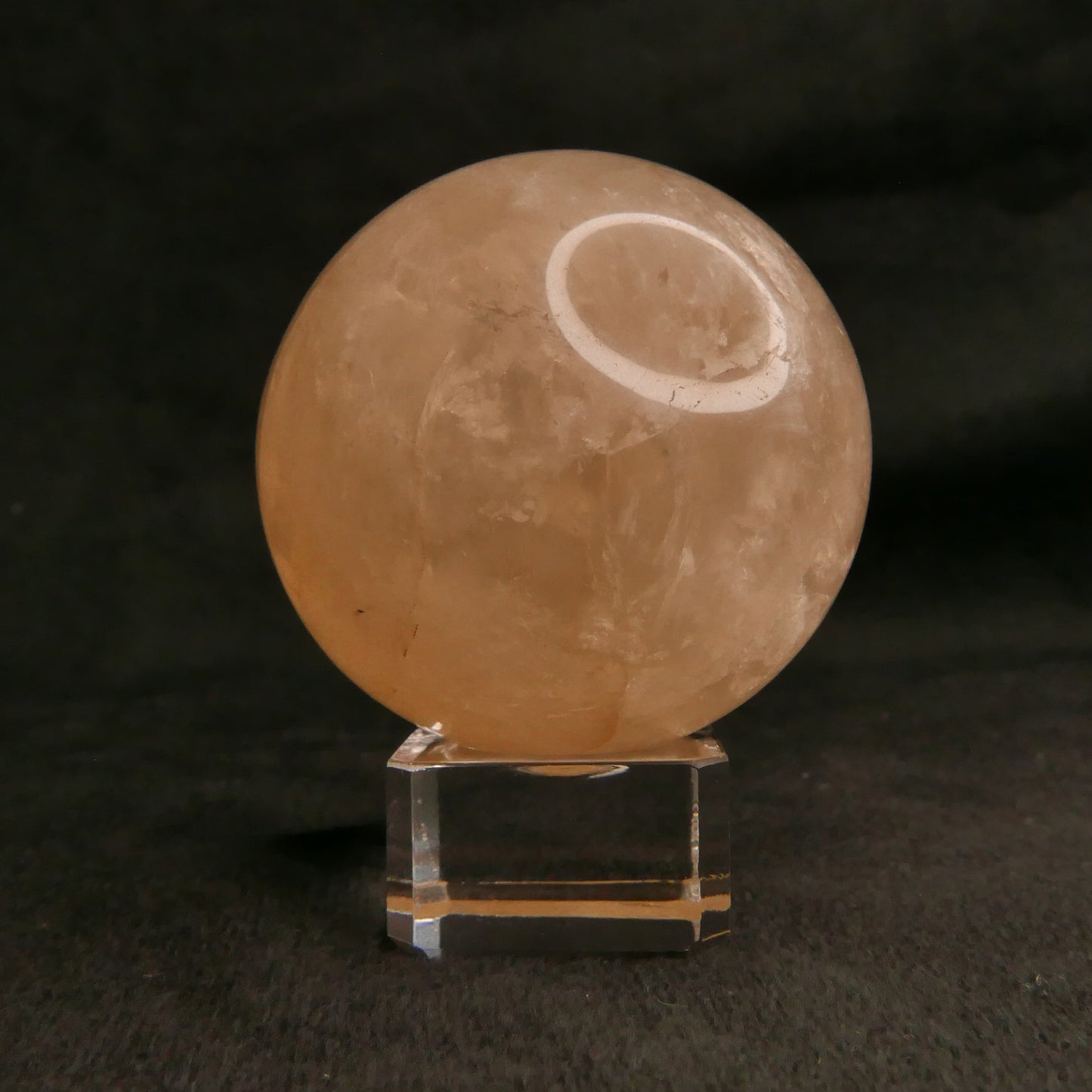 Cloudy Citrine Sphere with Stand | Snow Heart Crystals