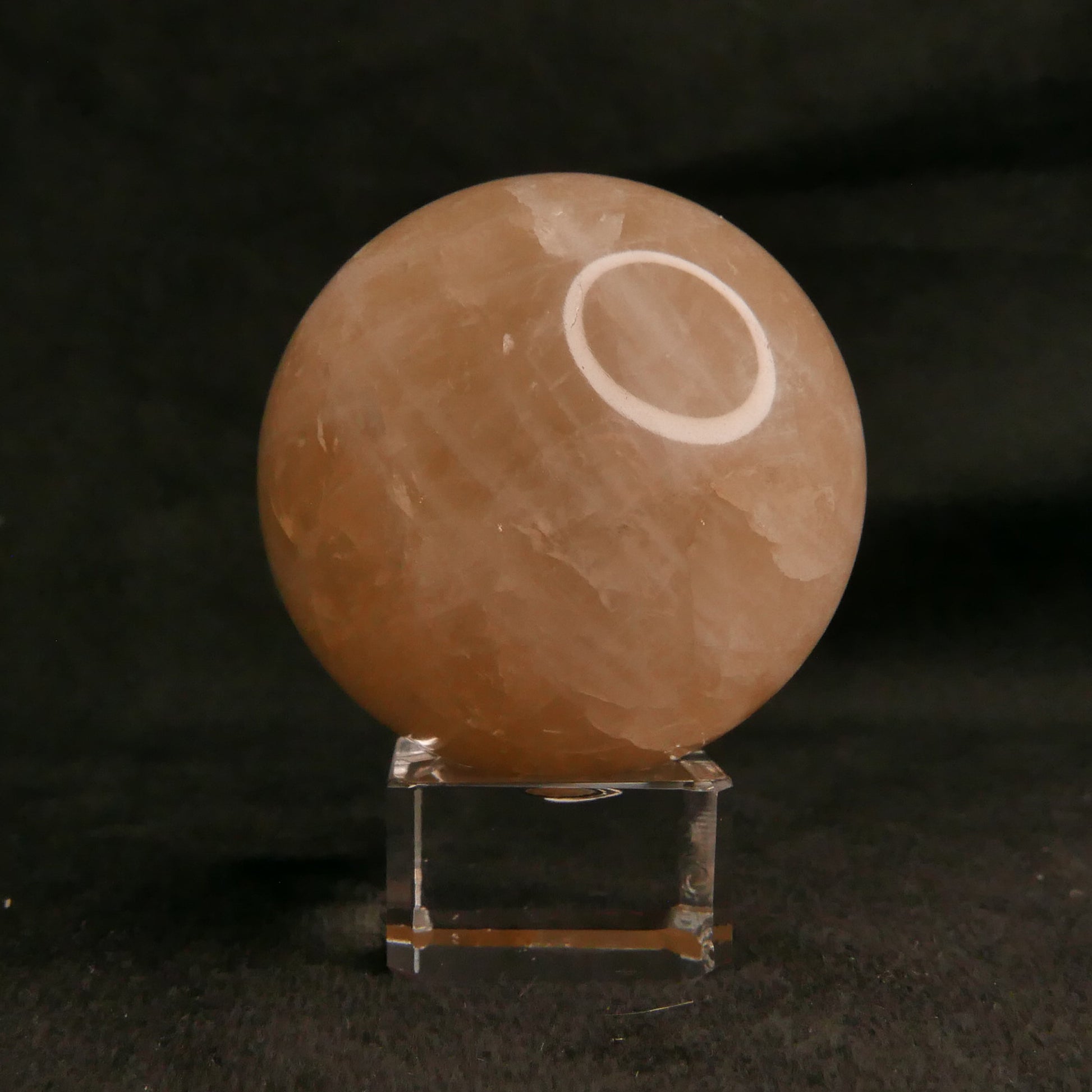 Cloudy Citrine Sphere with Stand | Snow Heart Crystals