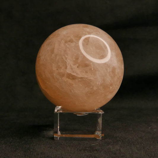 Cloudy Citrine Sphere with Stand | Snow Heart Crystals