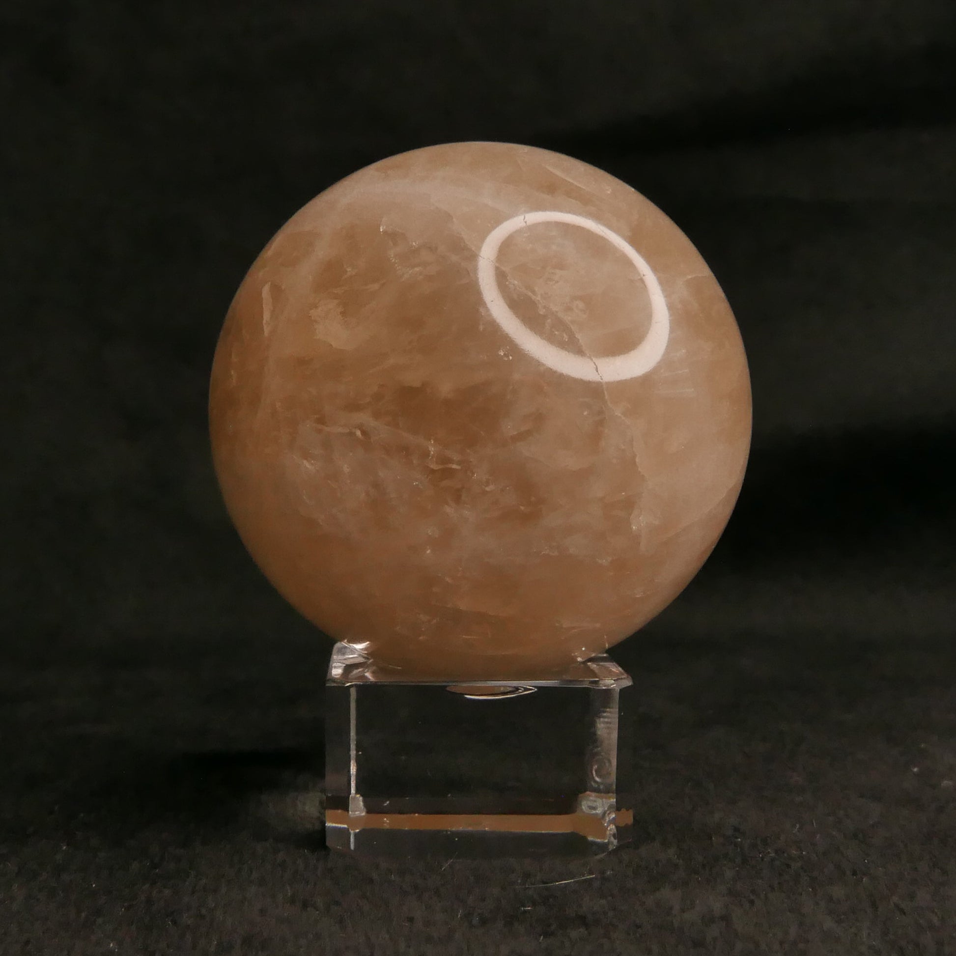 Cloudy Citrine Sphere with Stand | Snow Heart Crystals