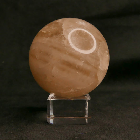 Cloudy Citrine Sphere with Stand | Snow Heart Crystals