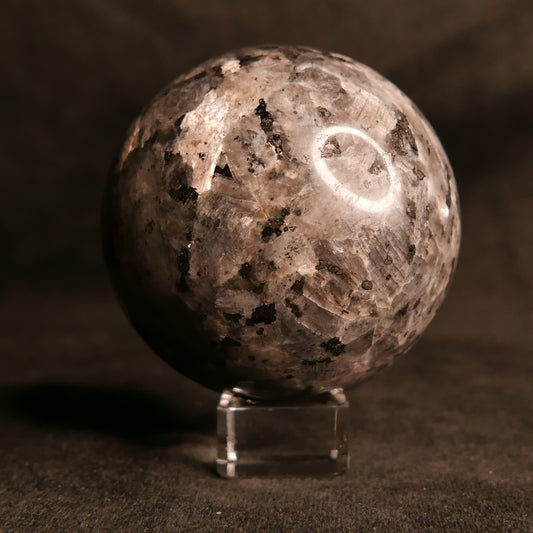 Larvikite Sphere | Snow Heart Crystals