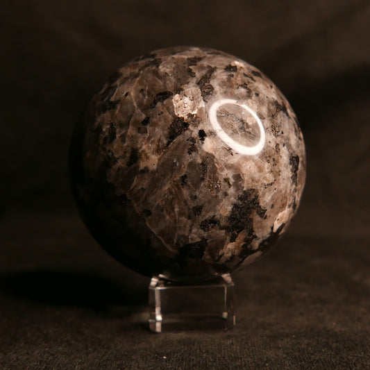 Larvikite Sphere | Snow Heart Crystals