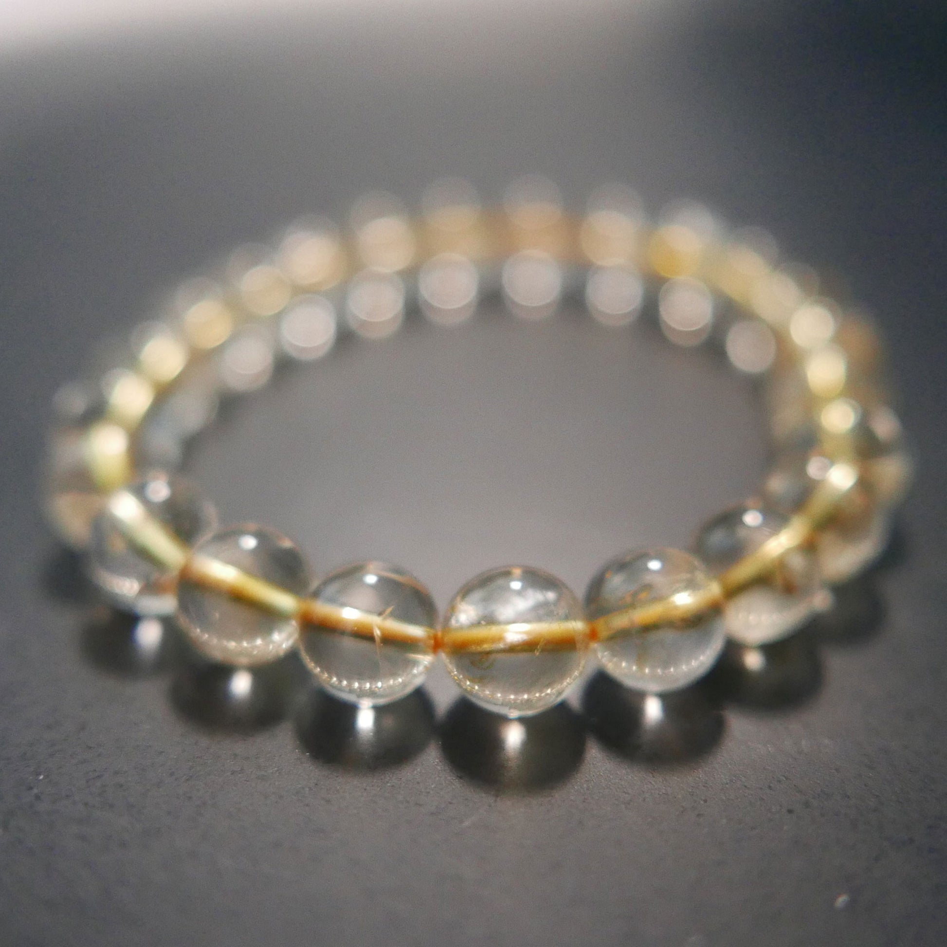 Citrine Bead Bracelet (8-8.5mm) | Snow Heart Crystals - Online Crystal Shop Canada 