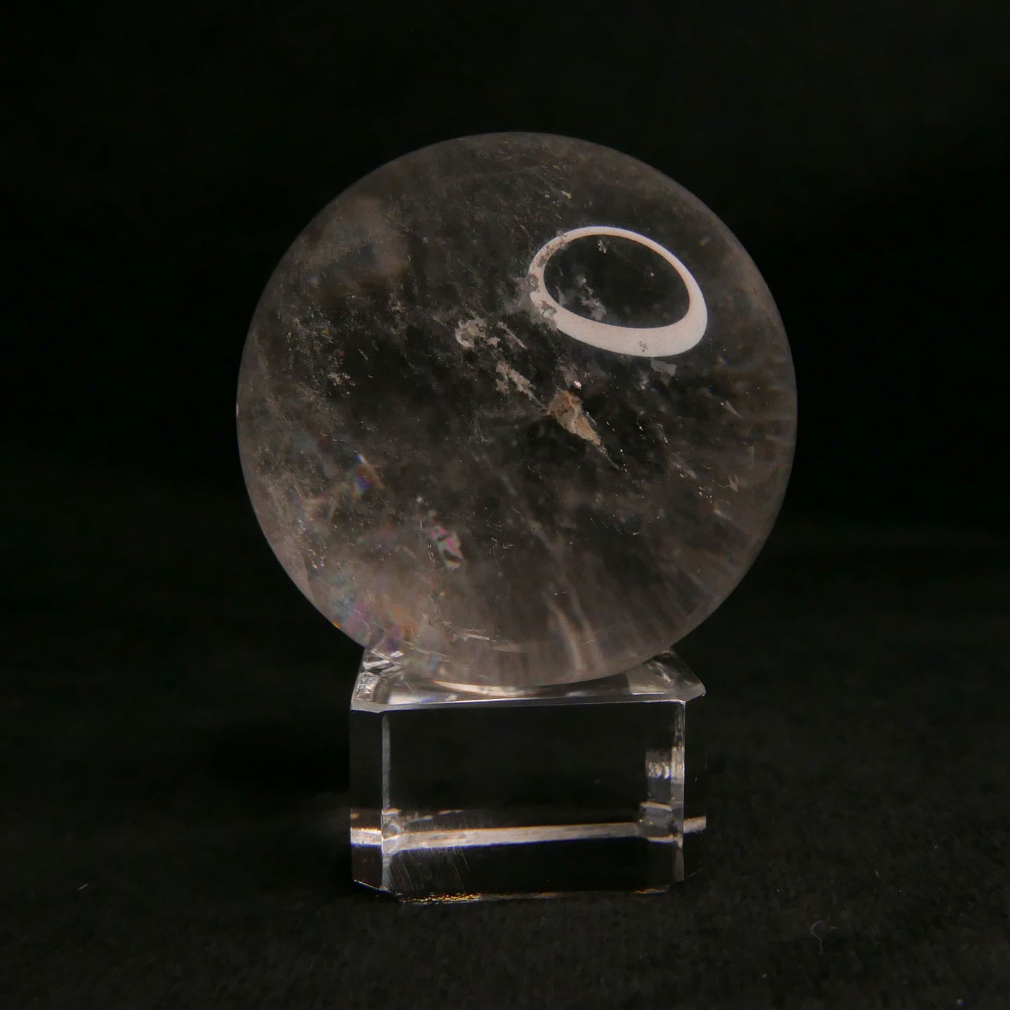 Clear Quartz Sphere with Stand | Snow Heart Crystals - Online Crystal Shop Canada 