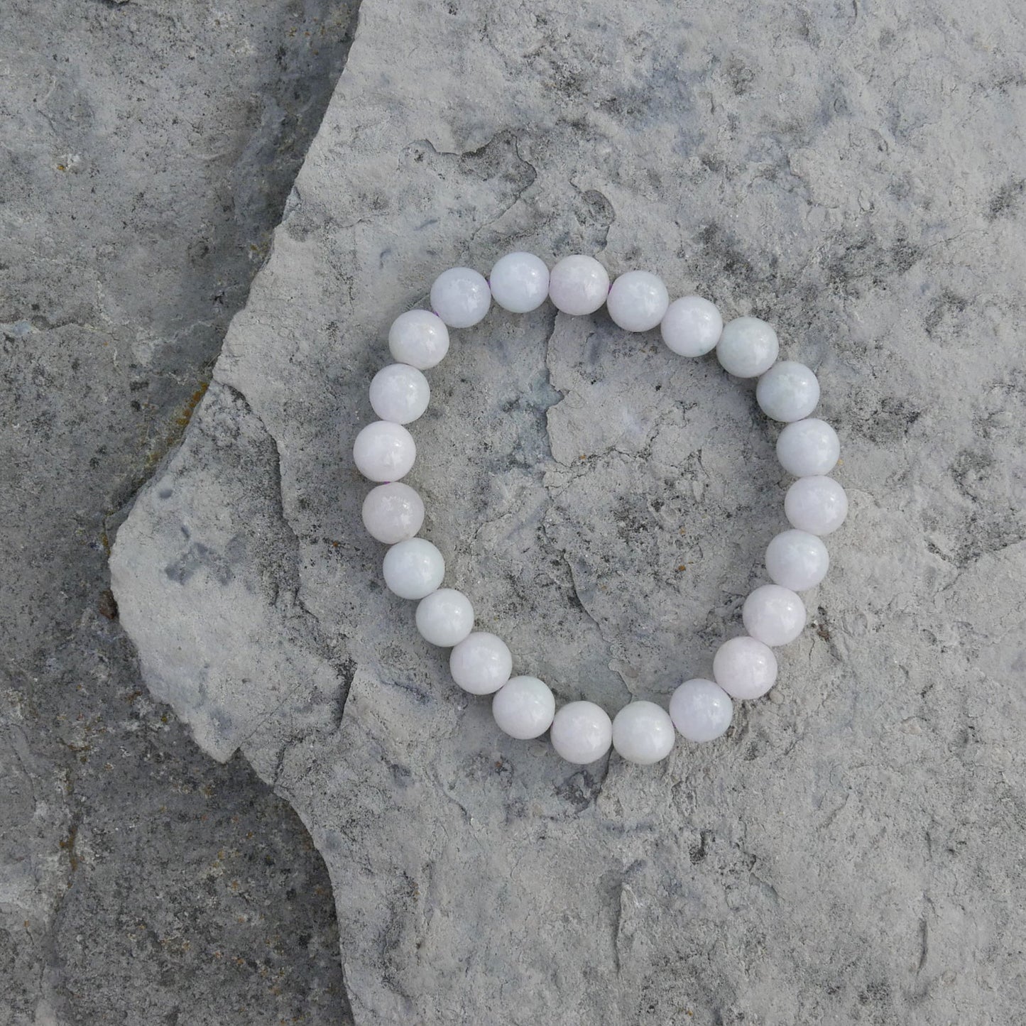 Lavender Jade Bracelet (8mm) | Snow Heart Crystals - Online Crystal Shop Canada 